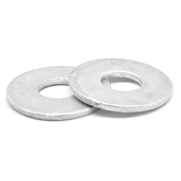 1 1/8 Flat Washer SAE Pattern Low Carbon Steel Zinc Plated Pk 25 